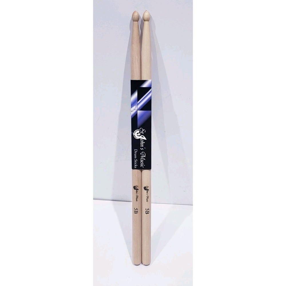 St. Johns Music 5B Wood Drum Sticks
